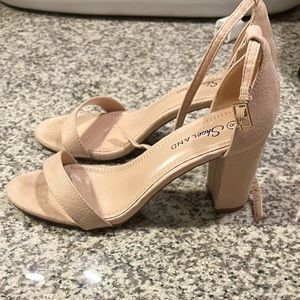 Nude Block Heel
